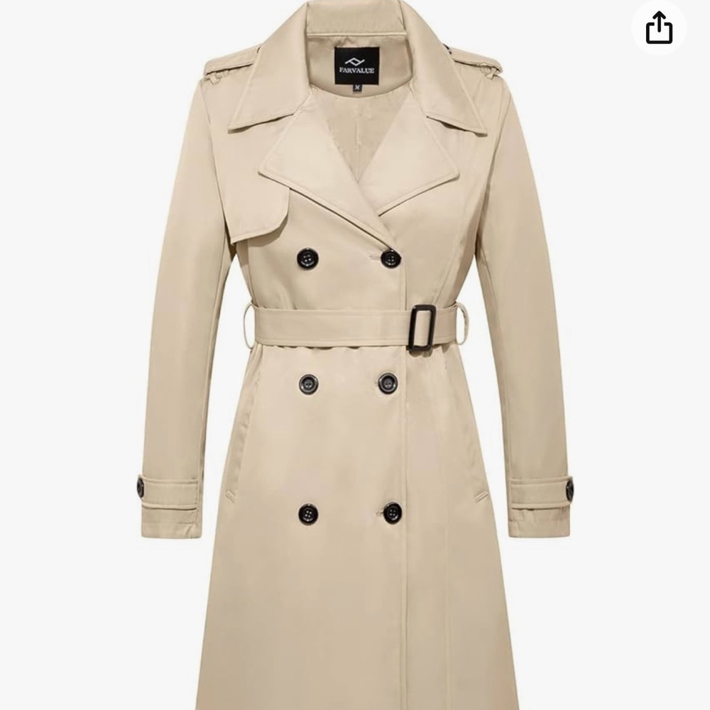 Trench Rain Coat (Knee Length)